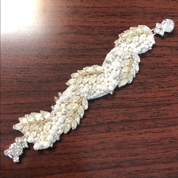 A.B. Ellie Ulla Bracelet with pearls and crystals - Picture 1 of 5